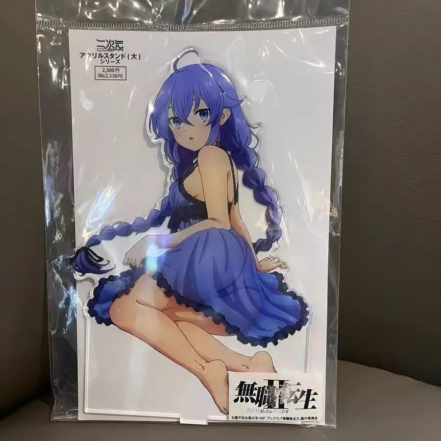 Anime ‌ Figura de acrílico de Roxy Migurdia de Mushoku Tensei: Jobless Reincarnation, placa coleccionable con figura de pie, regalo.