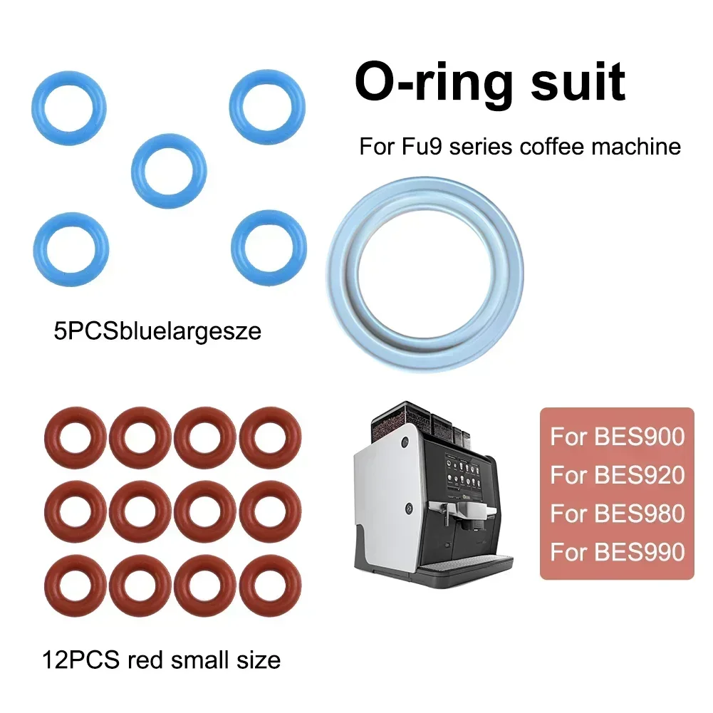 

18pc/set Coffee Maker Silicone O-rings For Breville BES920 BES900 BES98 Dual Boiler Group Head Gasket Boiler O-Ring Replacement