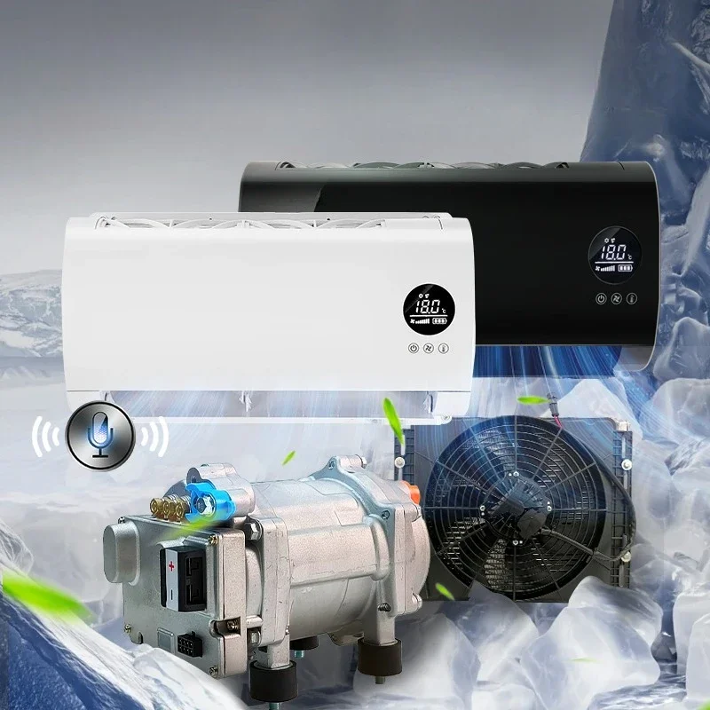 Brushless parking air conditioner RV Quanshun dedicated Datong IVECO split 12V24V48V