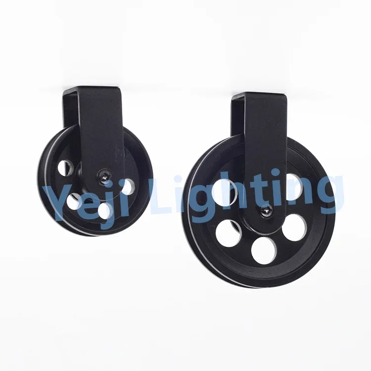 Black Light Lifters Wheel pulley Lighting Accessories Cable wire lifter for led chandeliers American retro iron lamp DIY