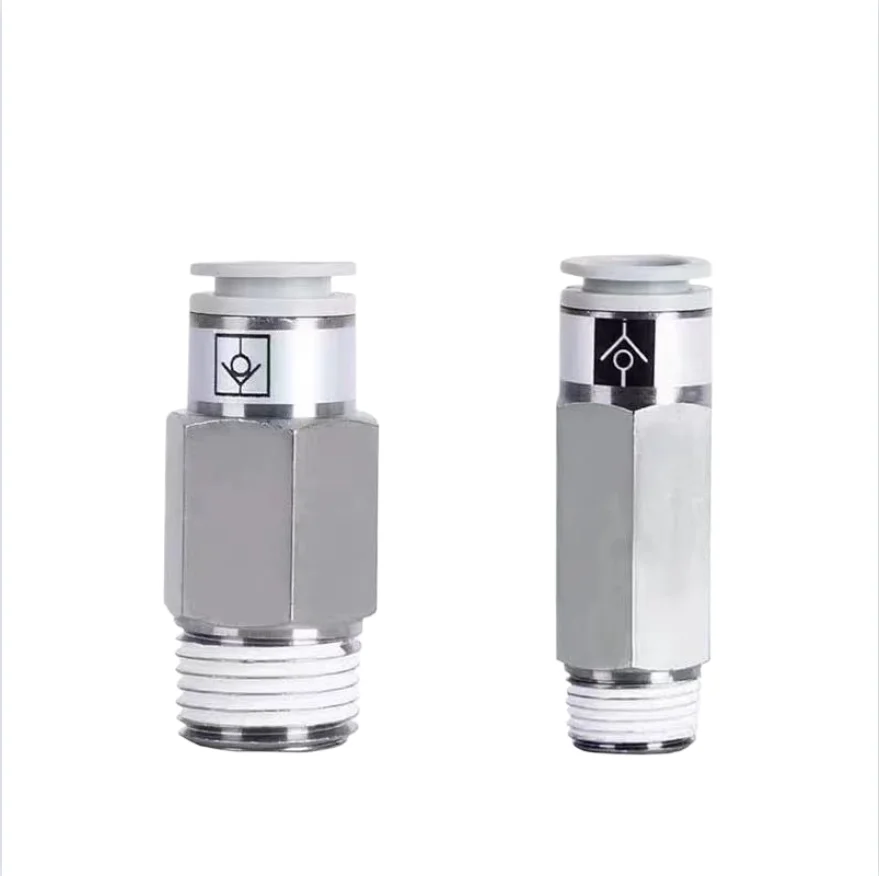 

Air pipe check valve quick connector AKH06/08/04-01S/02S/03S air one-way check valve thread