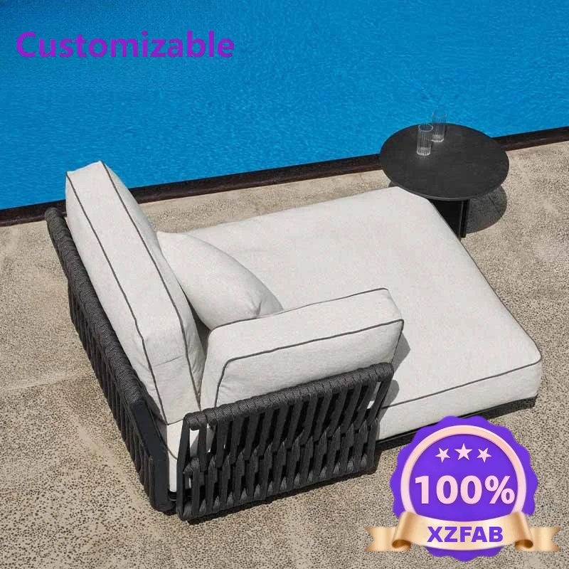 Factory Direct 2026 Outdoor leisure sofa combination waterproof and sunscreen garden courtyard outdoor courtyard villa hotel