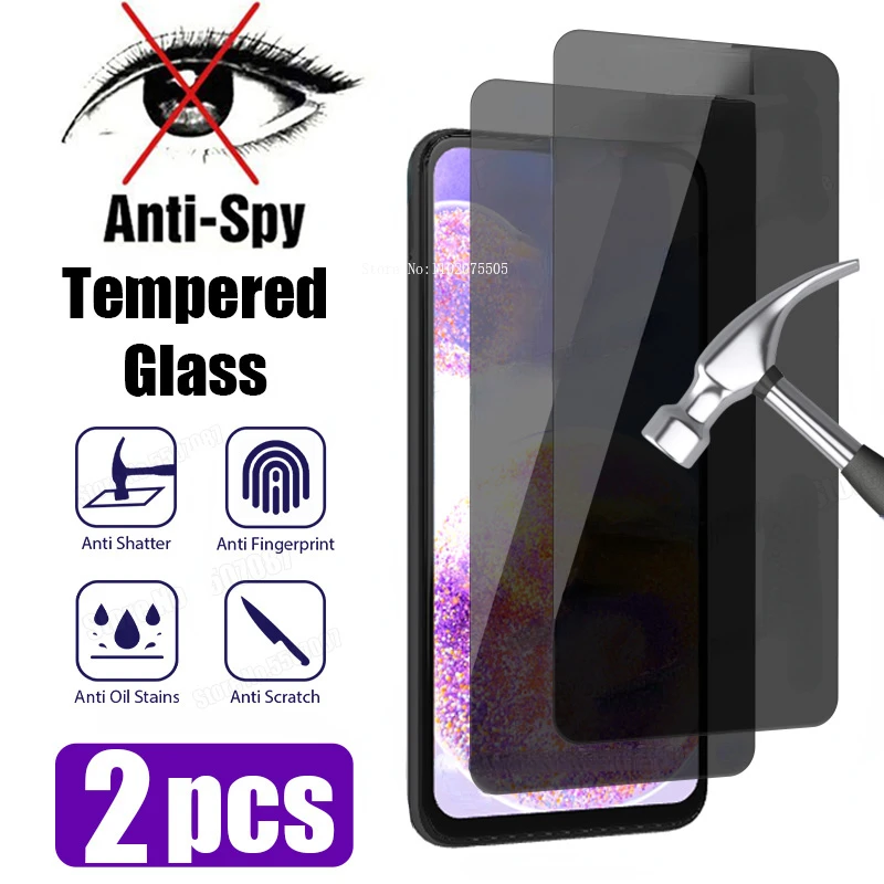 2PCS Anti-Spy Glass…