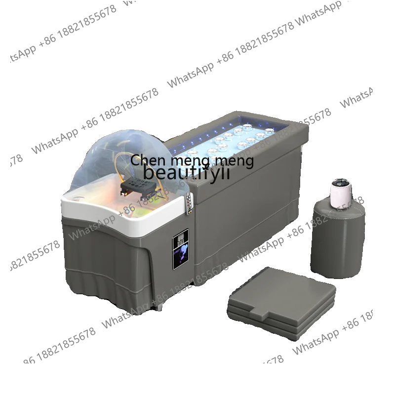 

S7486 ss Health Care Head Therapy Bed Barber Shop Beauty Salon Ear Cleaning Fumigation Water Circulation Moxibustion Shampoo Cha