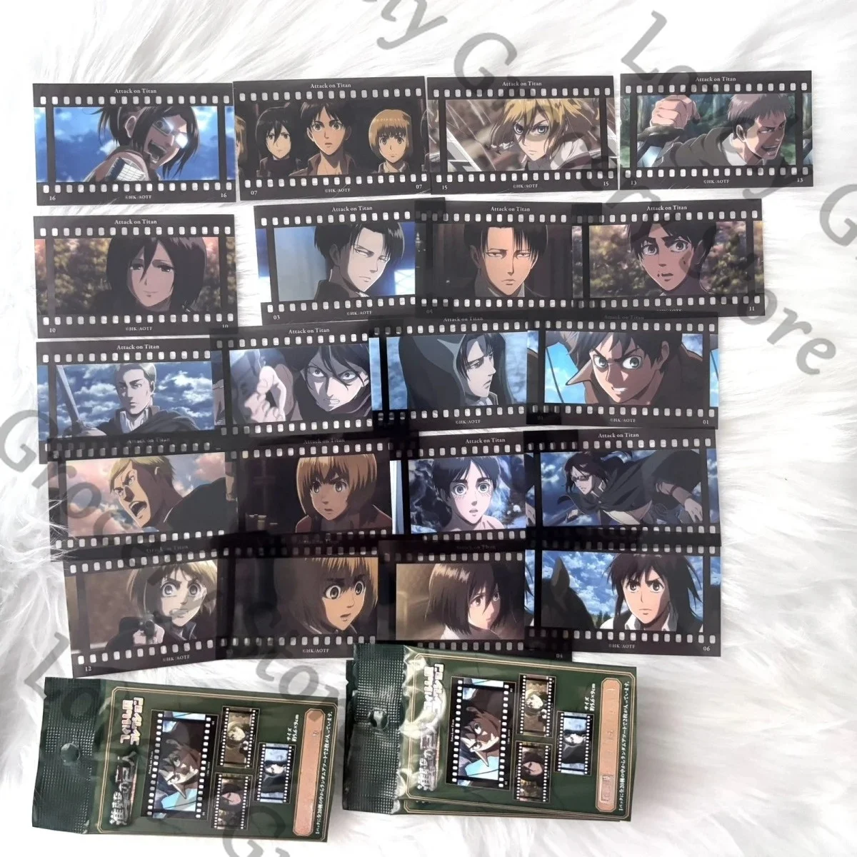Anime Attack on Titan Shingeki No Kyojin Eren Jaeger Hange Zoe Erwin Smith Cosplay Cartoon Transcard Lesser Calorie Card Gift
