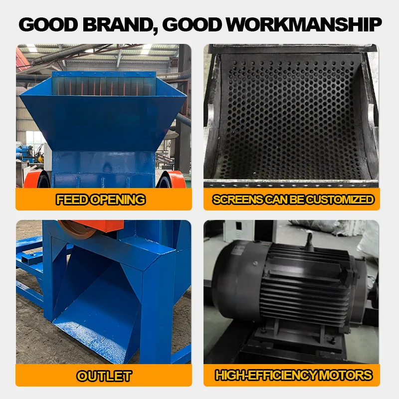 الصناعية PE PET البلاستيك التقطيع كسارة مزدوجة رمح كسارة النفايات PVC PP PC المواد النفايات كسارة بلاستيكية للزجاجة