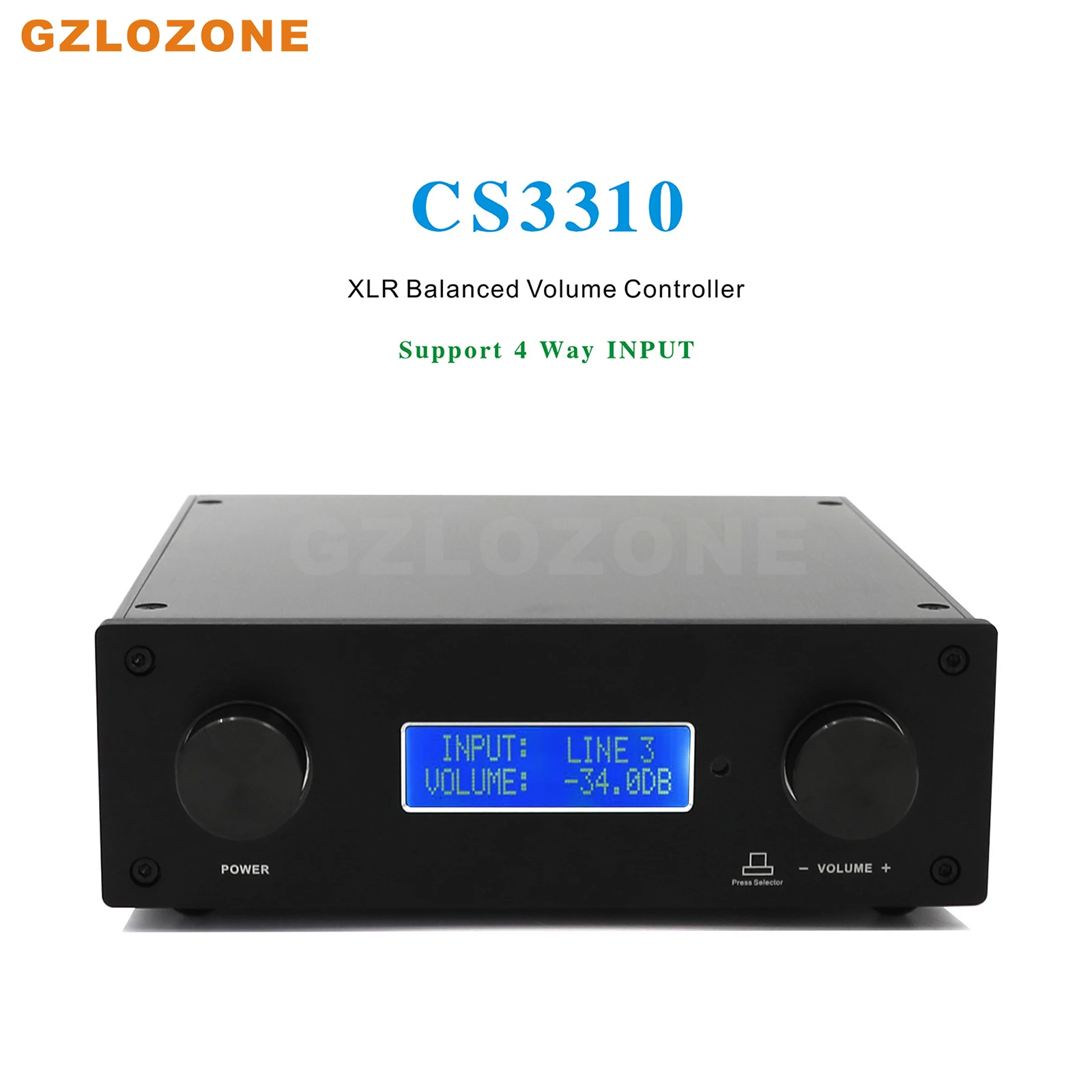 ZEROZONE пульт дистанционного управления XLR предусилитель баланса CS3310 сбалансированный регулятор громкости