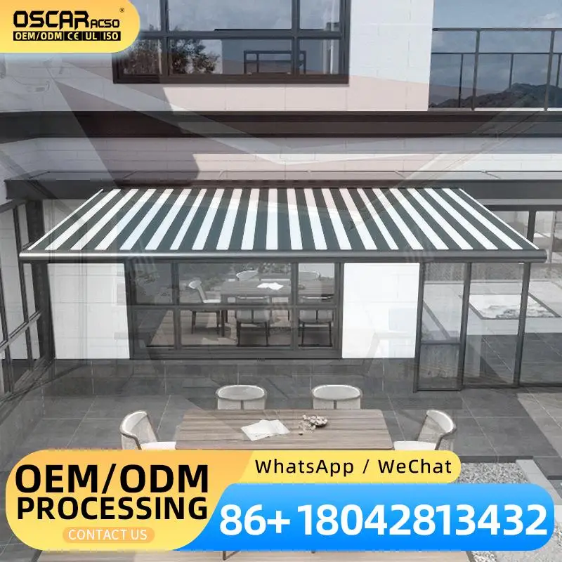 

Складной выдвижной уличный настенный гаражный солнцезащитный козырек, полный кассетный тент для патио, сада, террасы, выдвижной тент