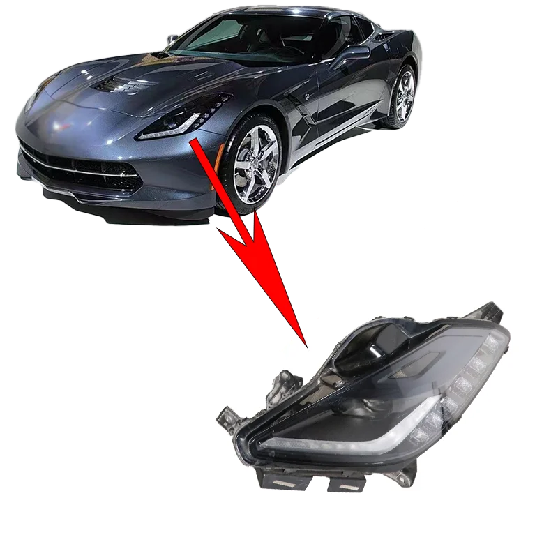 

Фара левая и правая для Chevlet Corvette C7, номер OE 23488134, оригинал б/у