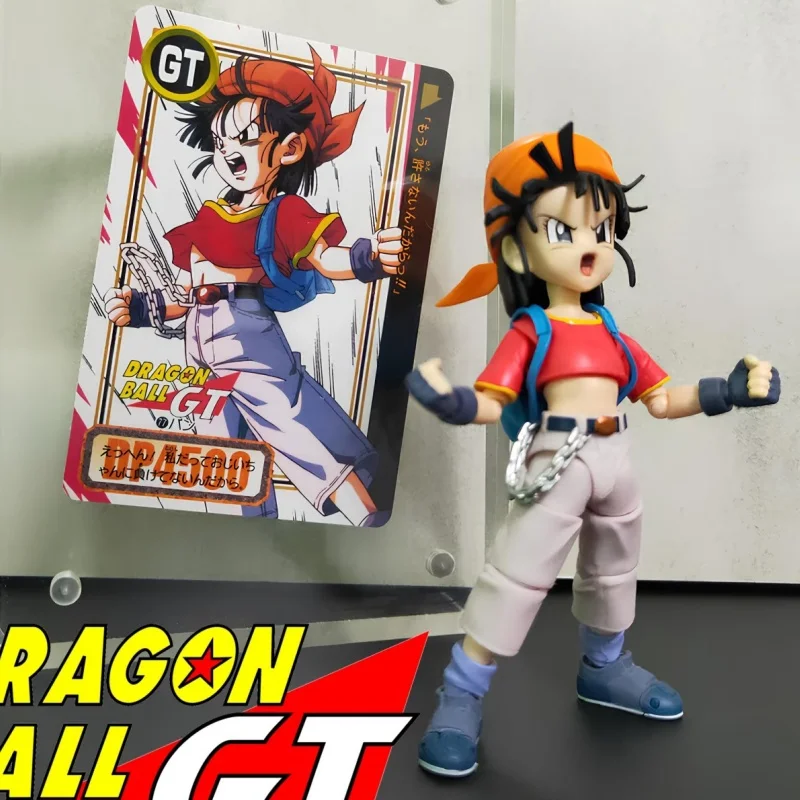 

Genuine Bandai Dragon Ball GT Model Kit SHF Pan-GT-& Gill Anime Action Figure Collection Finished Model Boys Toys Gifts In Stock