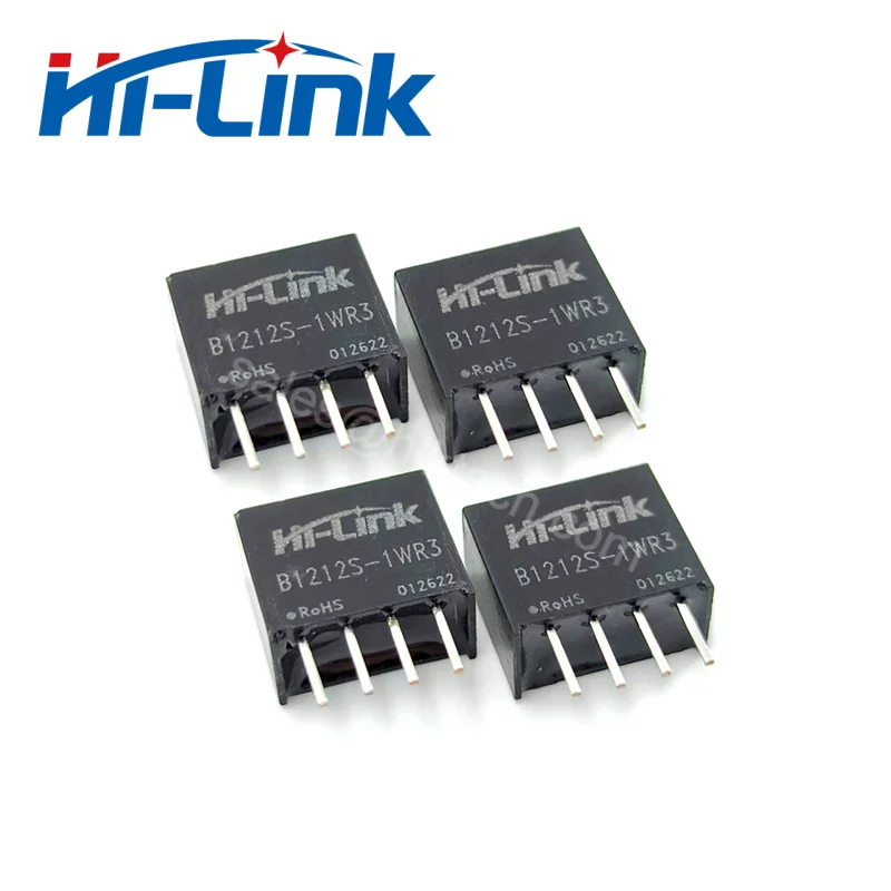 Hilink-Módulo de Alimentação Isolado DC, B1212S-1WR3, 12V a 12V, Alta Eficiência, Baixa Ondulação, Inteligente Doméstico, 2Pcs por Lote