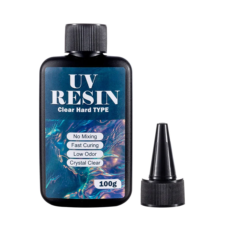 100g/250g helder UV-hars hard type één minuut ultraviolet zonne-energie snel uithardende epoxyhars lijm voor gietvormen sieraden ambachtelijke DIY - afbeelding 1