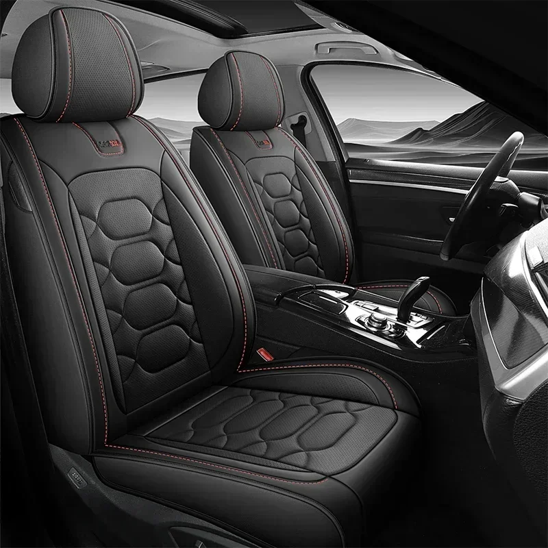 

Full Coverage Universal Pu Leather Car Seat Covers for KIA Stinger Cadenza K3 K5 K9 Sportage ceed rio Sportage Car Accessories