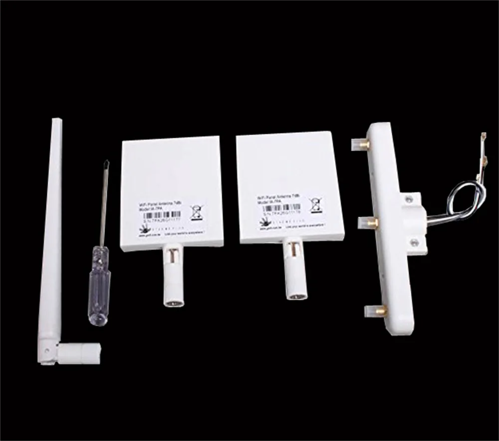 DJI Phantom 3 Kit Antenna Extender gamma segnale WiFi Standard 10dBi Omni White