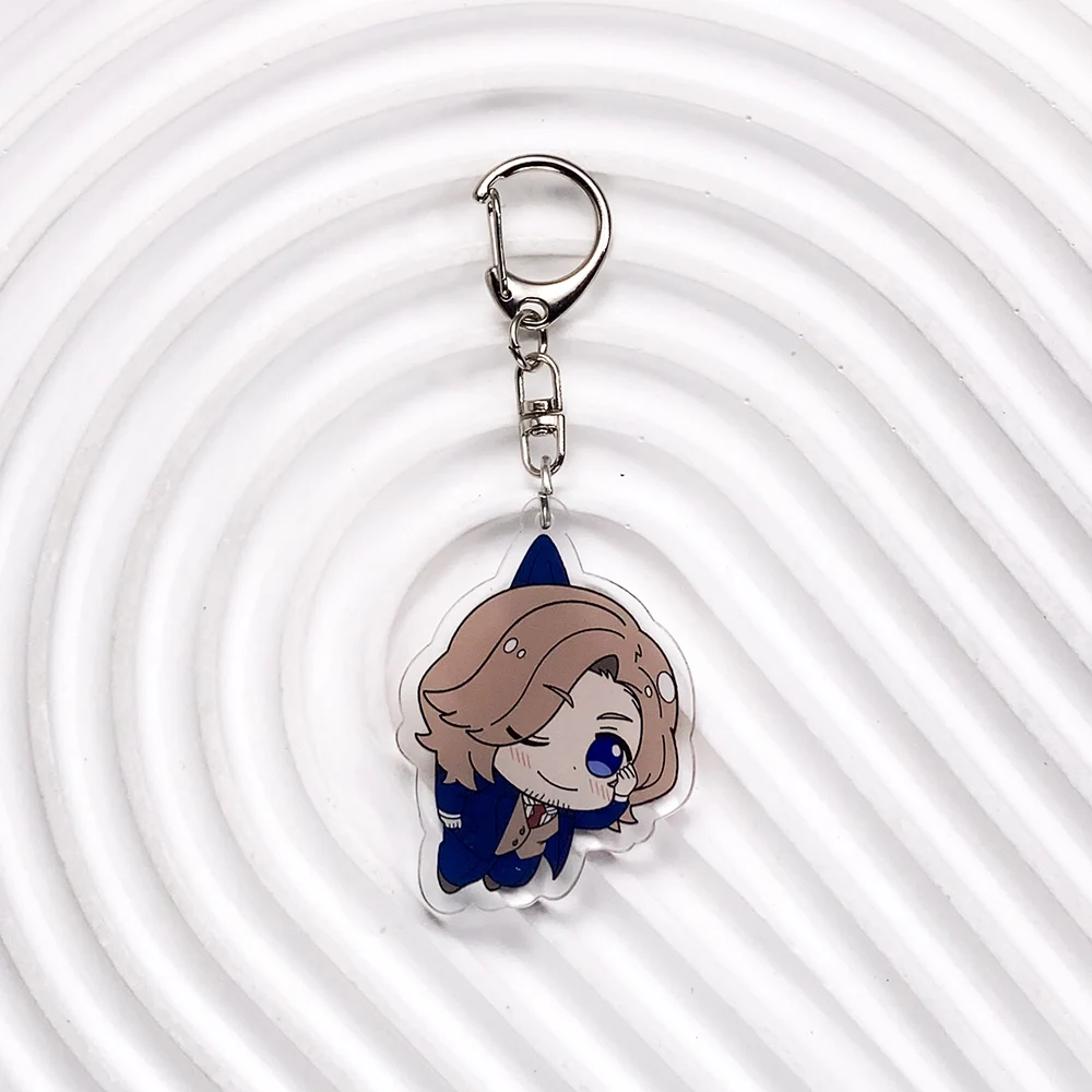 شخصيات أنيمي Hetalia مضحك لطيف سلسلة مفاتيح مصنوعة من الأكريليك اكسسوارات حقيبة سحر الإبداعية على ظهره قلادة كيرينغ هدايا للأصدقاء