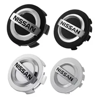 4 Uds 54/60mm Nissan tapa central de rueda de coche emblema cubiertas de cubo insignia para Nissan Nismo Tiida Teana GTR 350Z 370Z 240SX Juke Versa