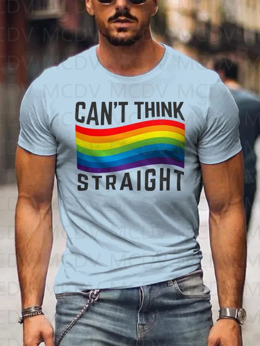 

Pride Rainbow Love Wins Art Print T-shirt 3D Printed Summer T Shirt Men's