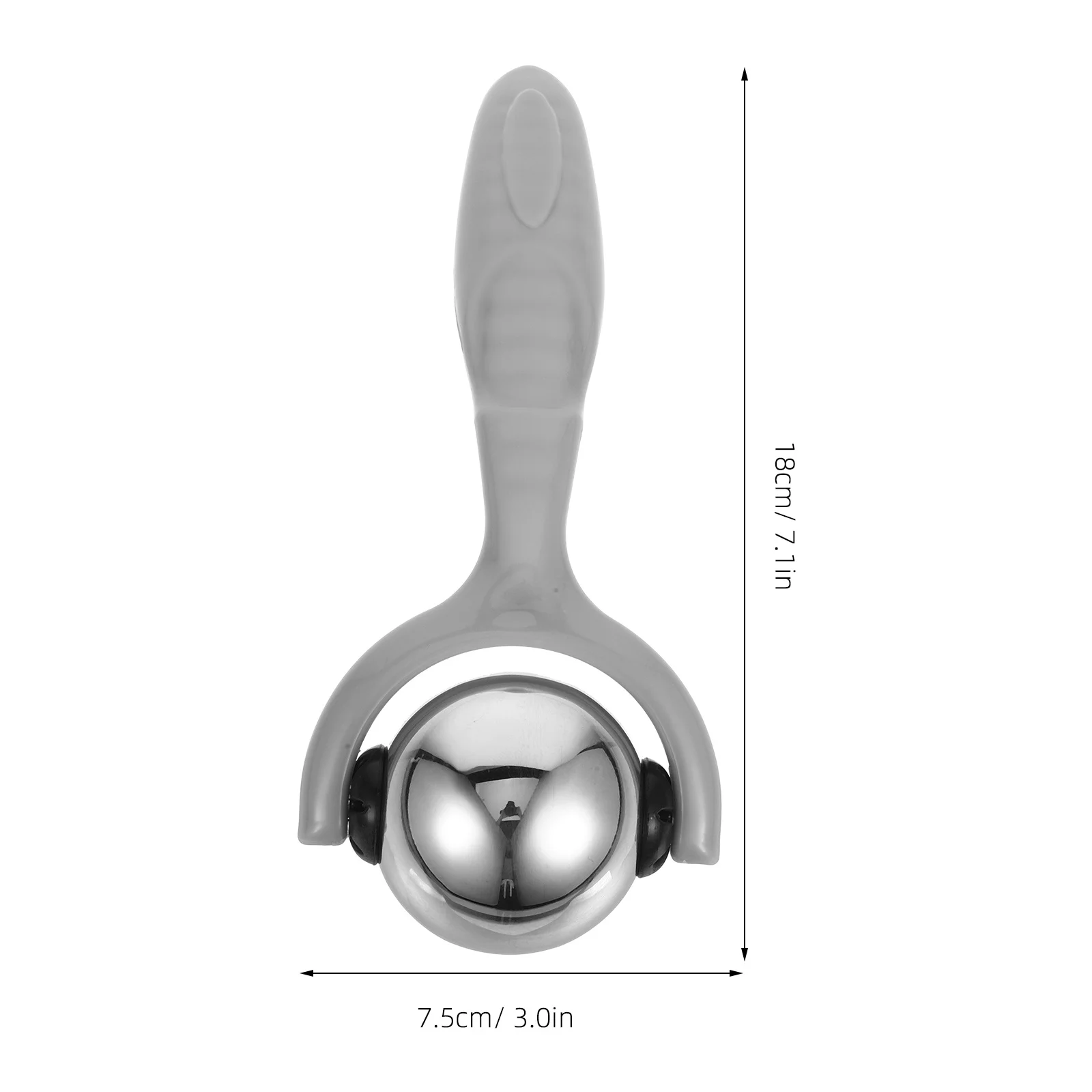 Metalen gezichtsroller Gezichtsmassage Tool, Guasha Schrapen Huidverzorgingsapparaat, Oogroller Gezichtsmassager Voor Home Spa Ontspanning