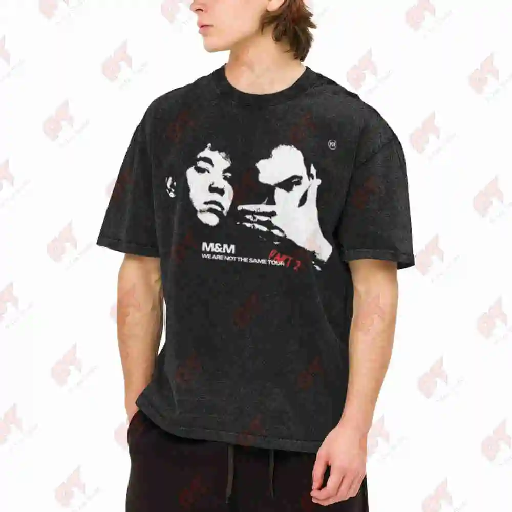 We Are Not Same Tour Part 2 Anime Vintage Washed Tee Pure Cotton T-Shirt