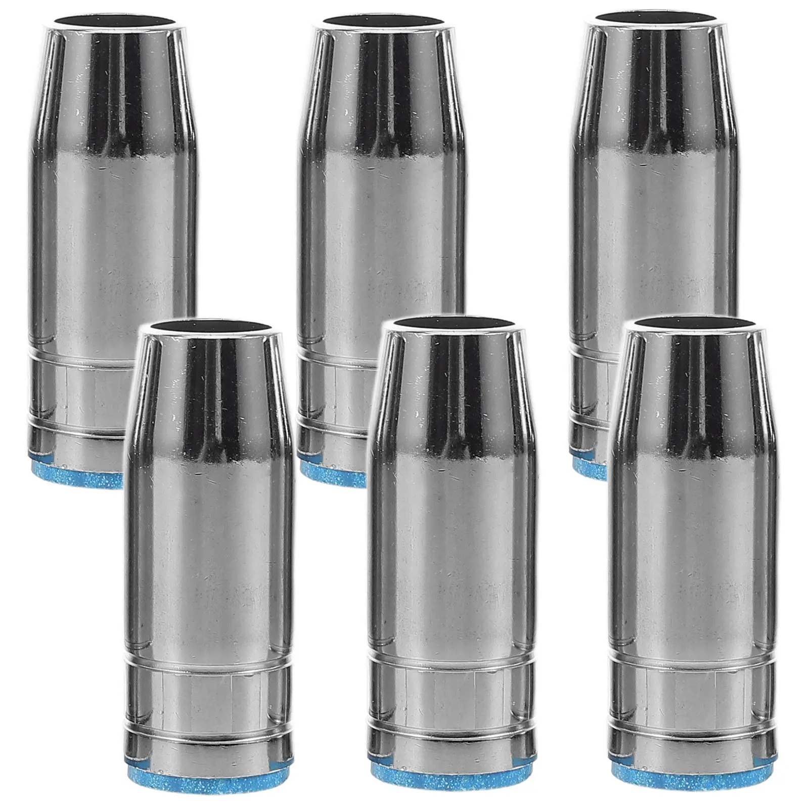 

6Pcs Conical Welding Nozzle Shield Cups Copper Torch Gas Nozzle Protection Caps Automotive Industrial Welding Tips