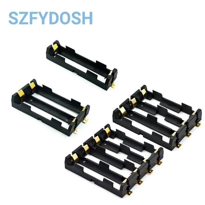 1x2x3x4x 18650 SMT Battery Holder 18650 SMD Battery Box Storage Case Container Power Bank With Bronze Pins Rechargeable SMT