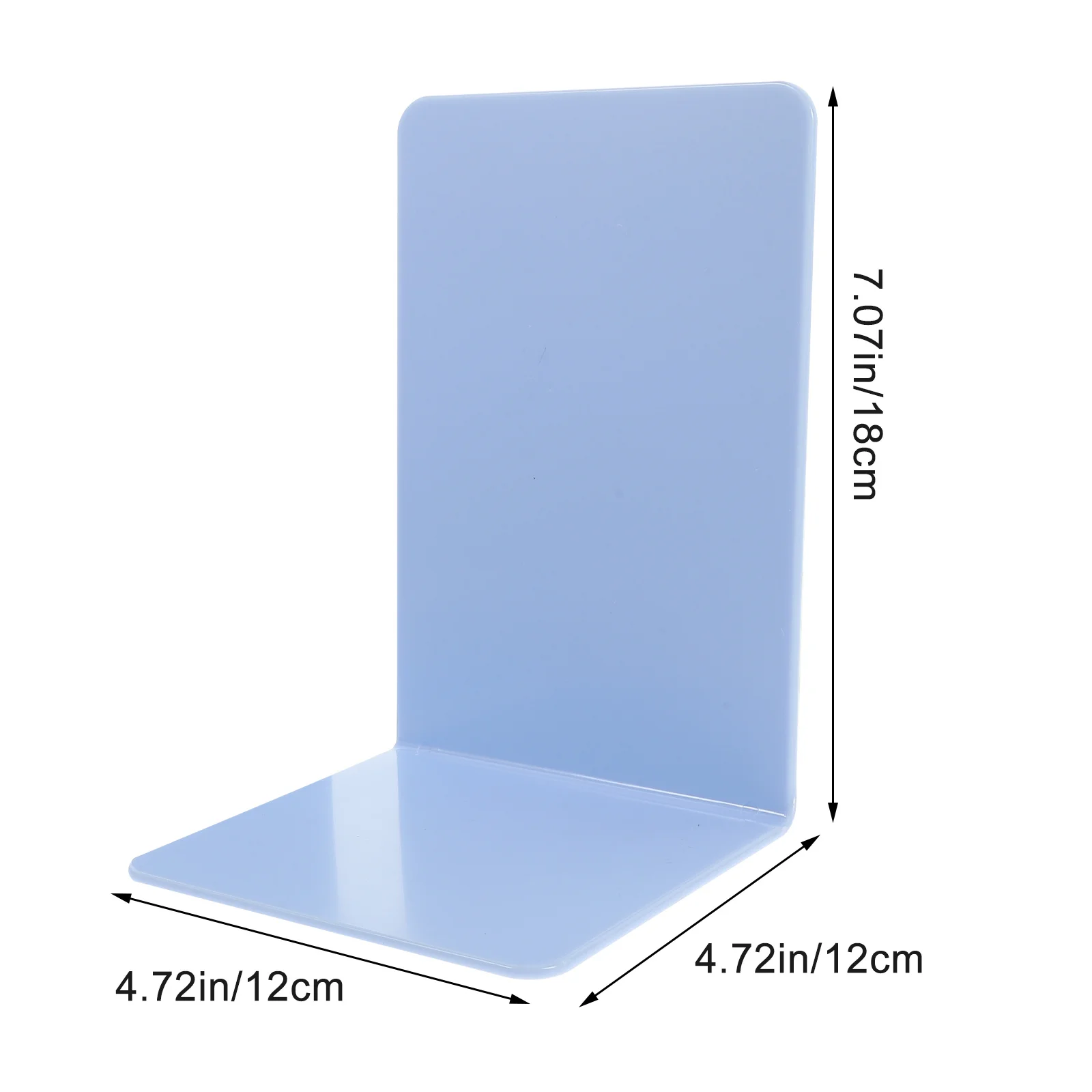 2Pcs Desktop Book Ends Organizer Set Stylish File Book Supports Multi-Function Bookstand for Study Office Decor