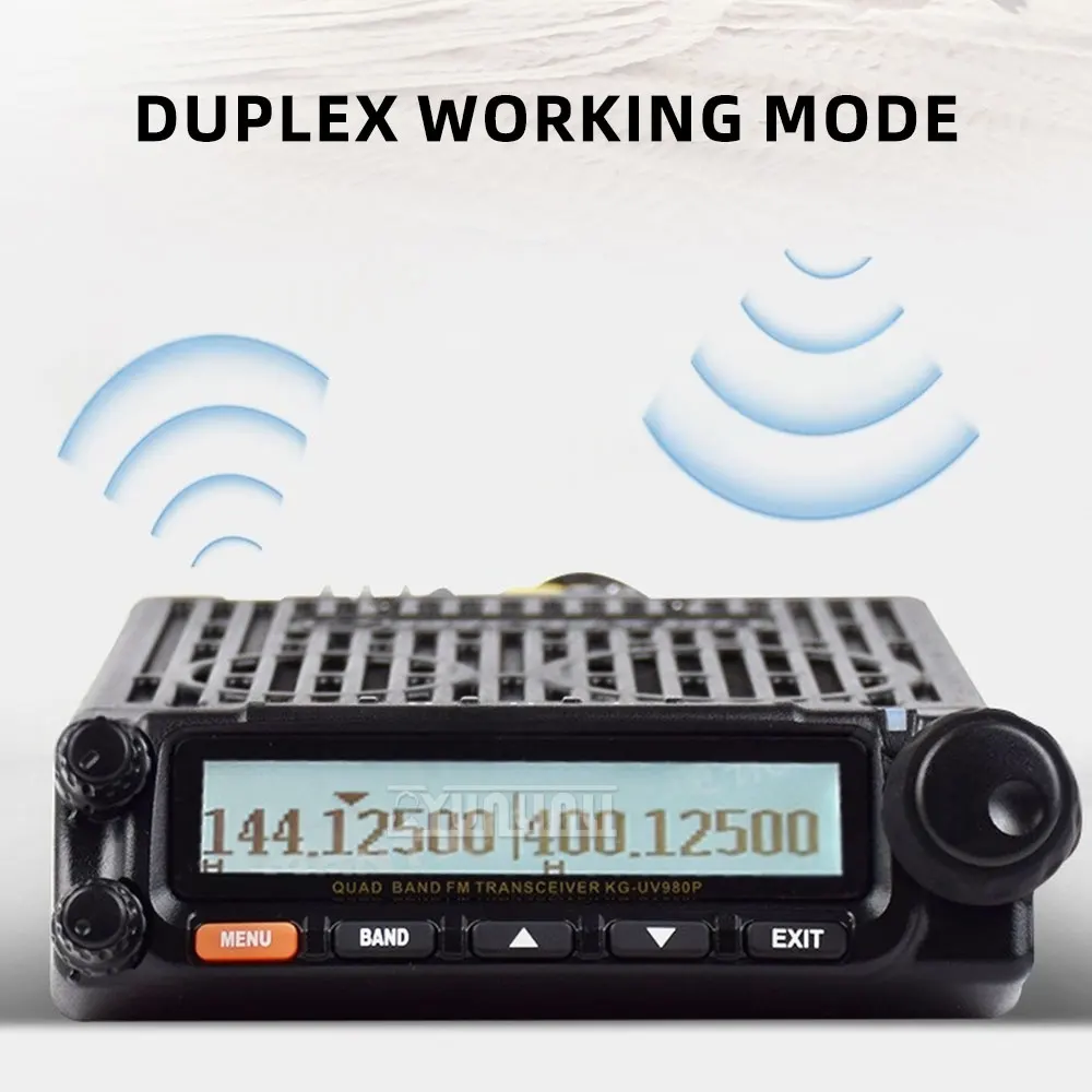 KG-UV980P Walkie-Talkie Shortwave Radio with Chinese and English Display, Multi-Band, for Outdoor Road Trips
