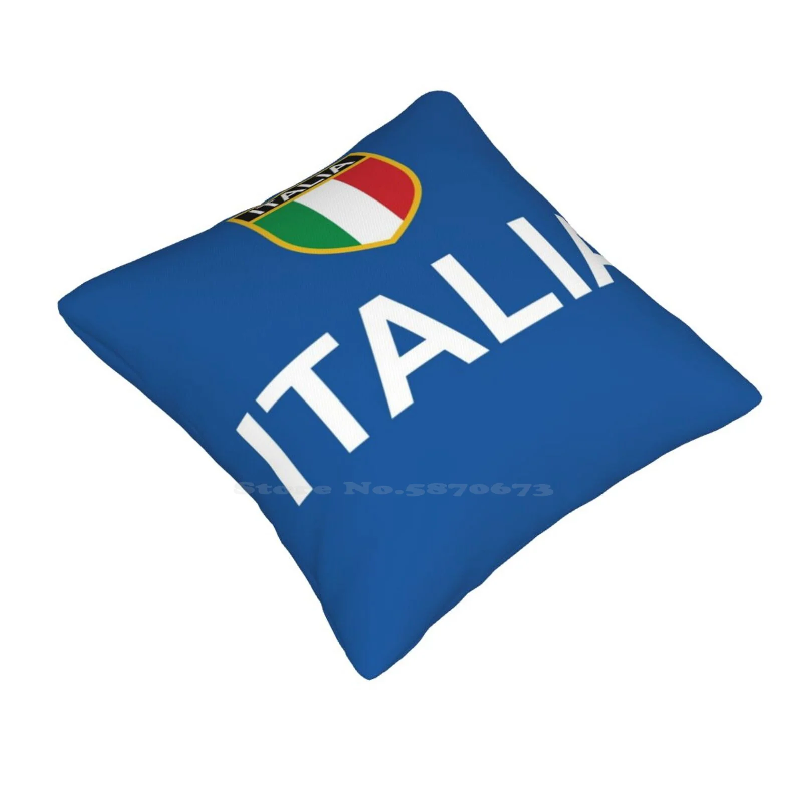 Italia Italy Italian Flag Scudetto Italian Fans Throw Cushion Pillow Cover Italia Italy Italian Flag Scudetto Italian Fans