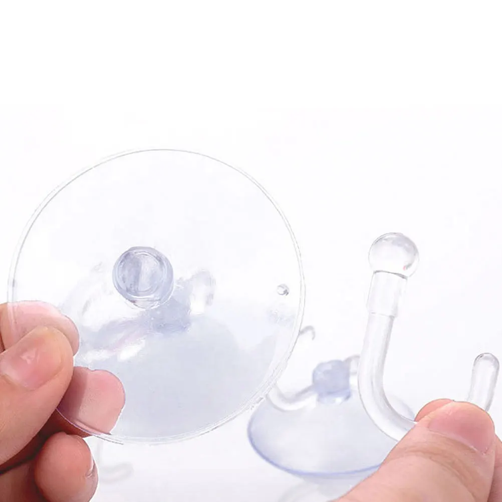 

Heavy Duty Suction Cup Hooks for Bathroom Towel Rails Wall Door Window Hangers PVC Multi-Purpose Hold Coats Keys Bags Umbrellas