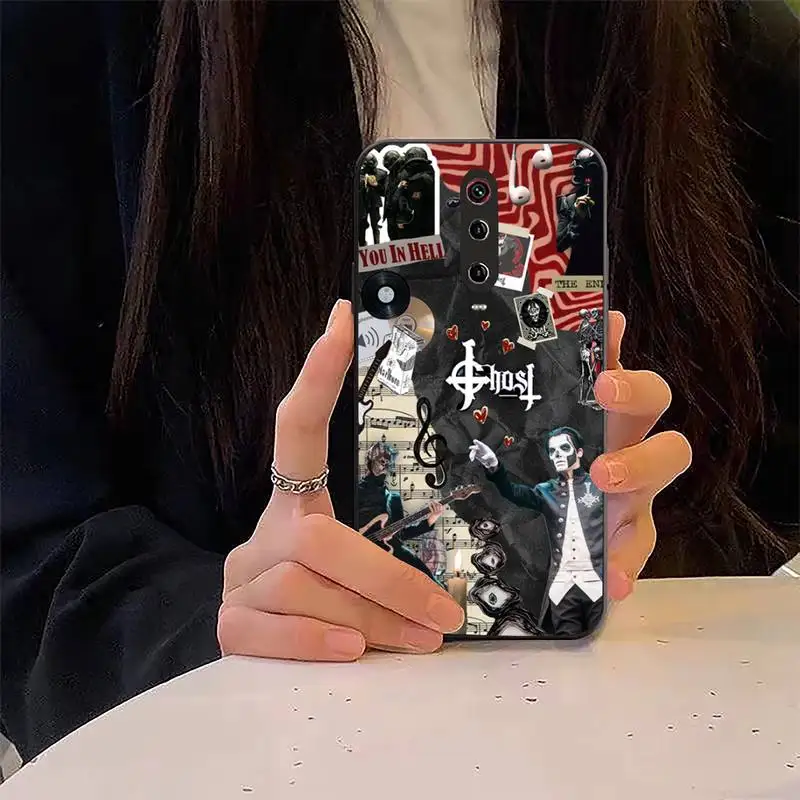 Ghost Heavy Metal Band Phone Case For Redmi 9A 8A 6A Note 9 8 10 11S 8T Pro K20 K30 K40 Pro PocoF3 Note11 5G Case