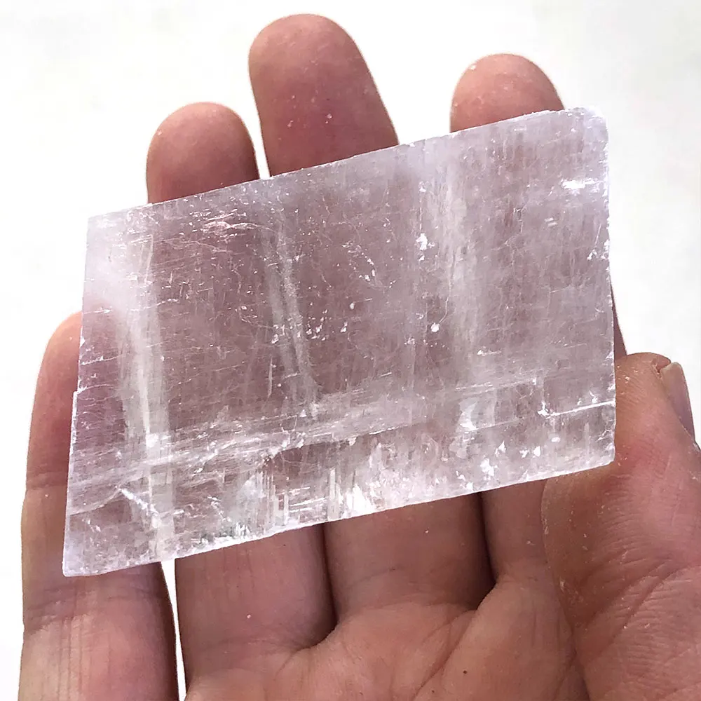 

500g (1.1LB) Bulk Natural Stone Optical Calcite Crystal Stones Iceland Spar Crystals Healing Raw Minerals Quartz Spiritual Gift