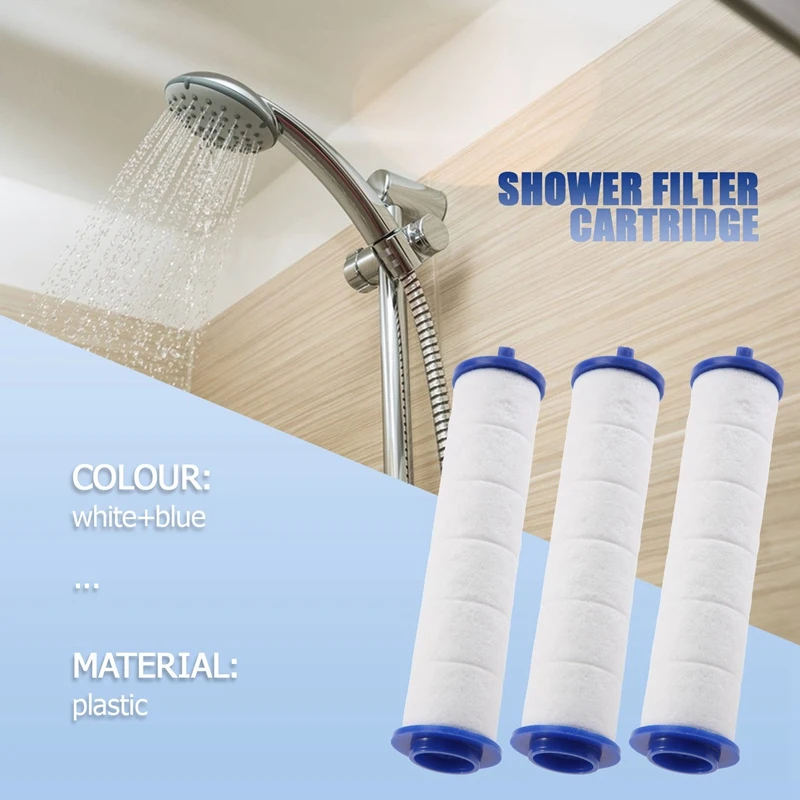 Filter Cartridge For Vortex Shower Head 3.7In Set Of 12 Replacement Filter Cartridge For Detachable Propeller