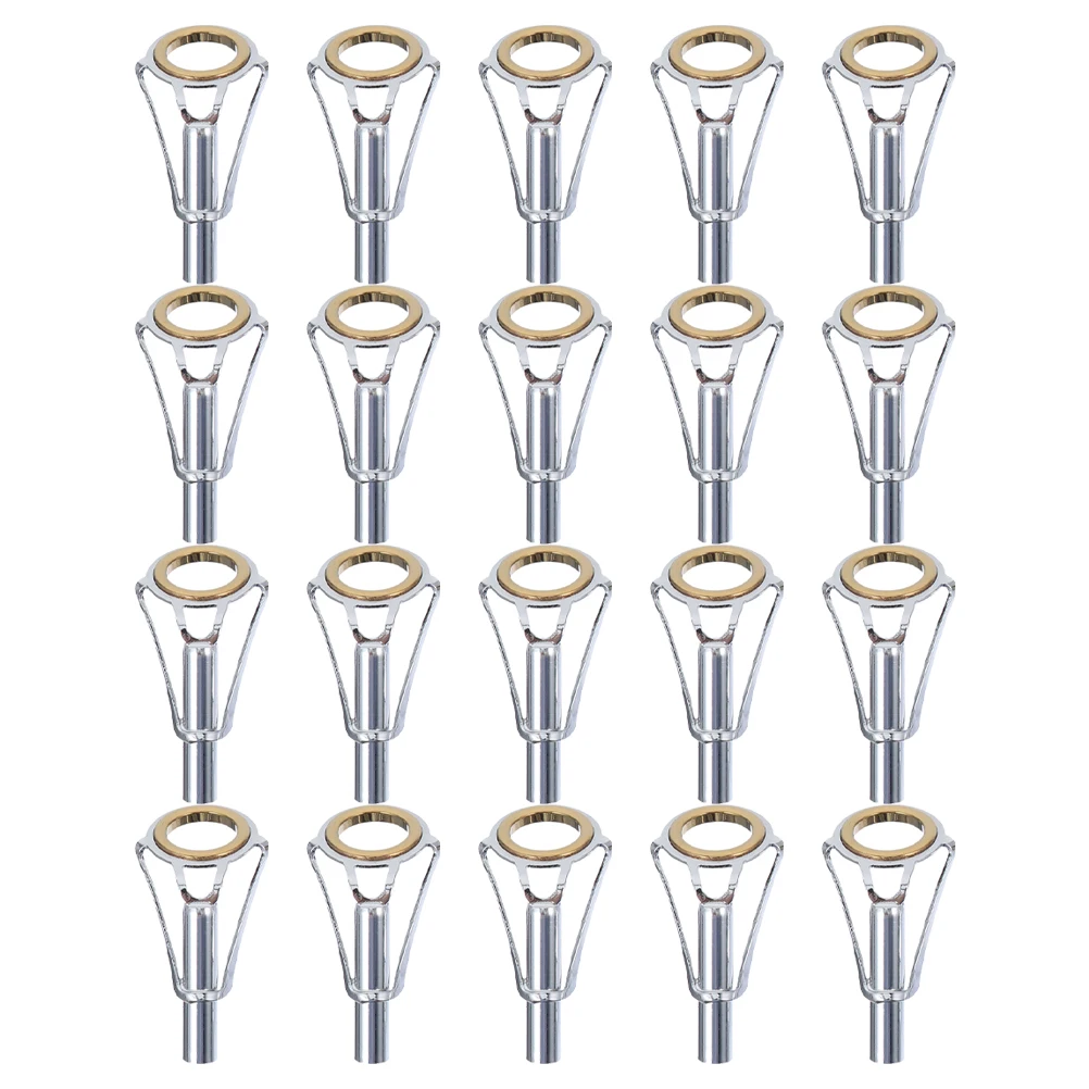 

Fishing Rod Guide Rings Wire Ring Accessories Repair Kit Stainless Steel Holes Supplies Baitcasting Lightweight Portable DIY