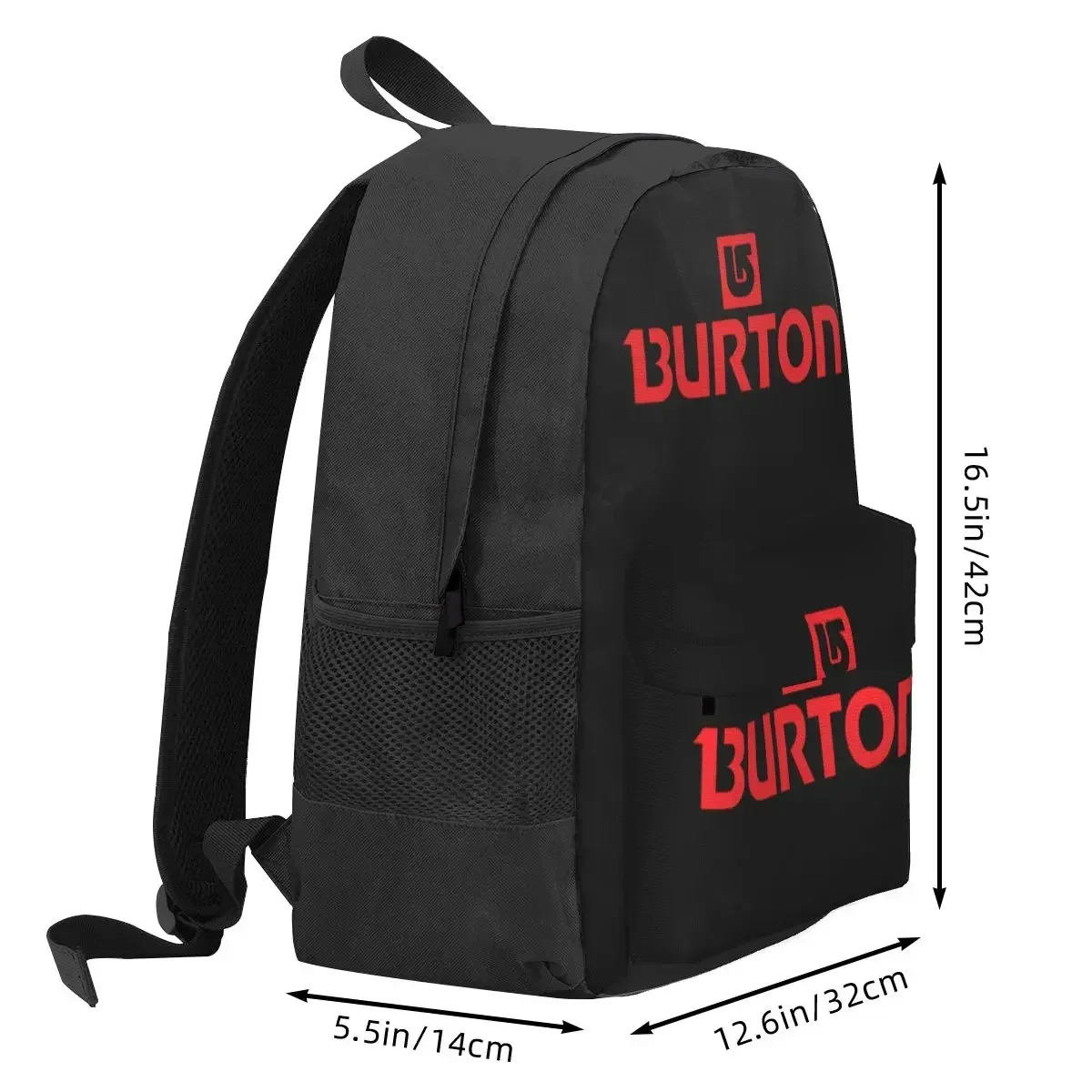Burton Snowboard Sportive Backpacks Boys Girls Bookbag Children School Bags Cartoon Kids Rucksack Laptop Rucksack Shoulder Bag