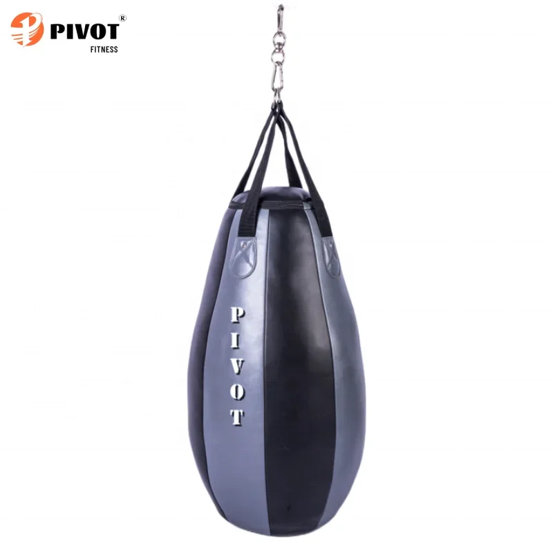 Wholesale Custom Kick Boxing Equipment PVC Leather Heavy Pear Shape Punching Bag Boxing Punching Sandbag Adult and Child