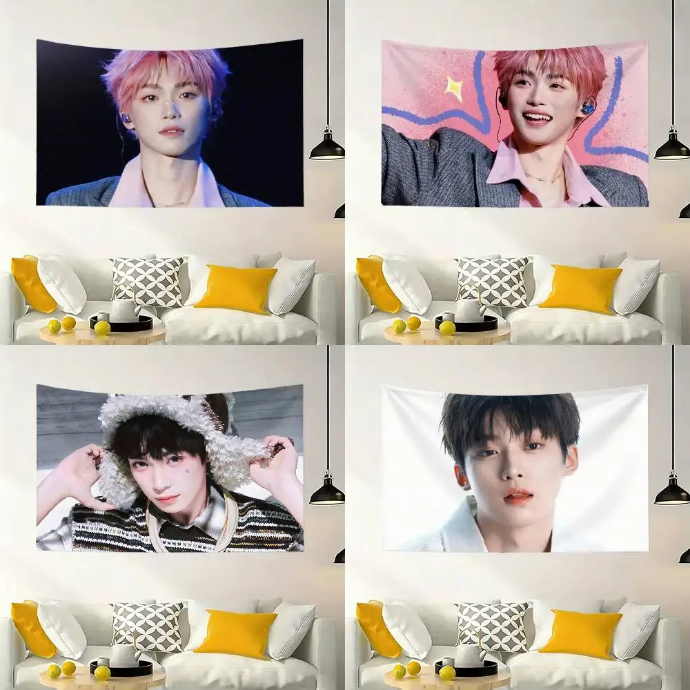 Hot Actor Singer Ziyu Flag Digital Printing Banner for Garage Wall Out Door Decoration