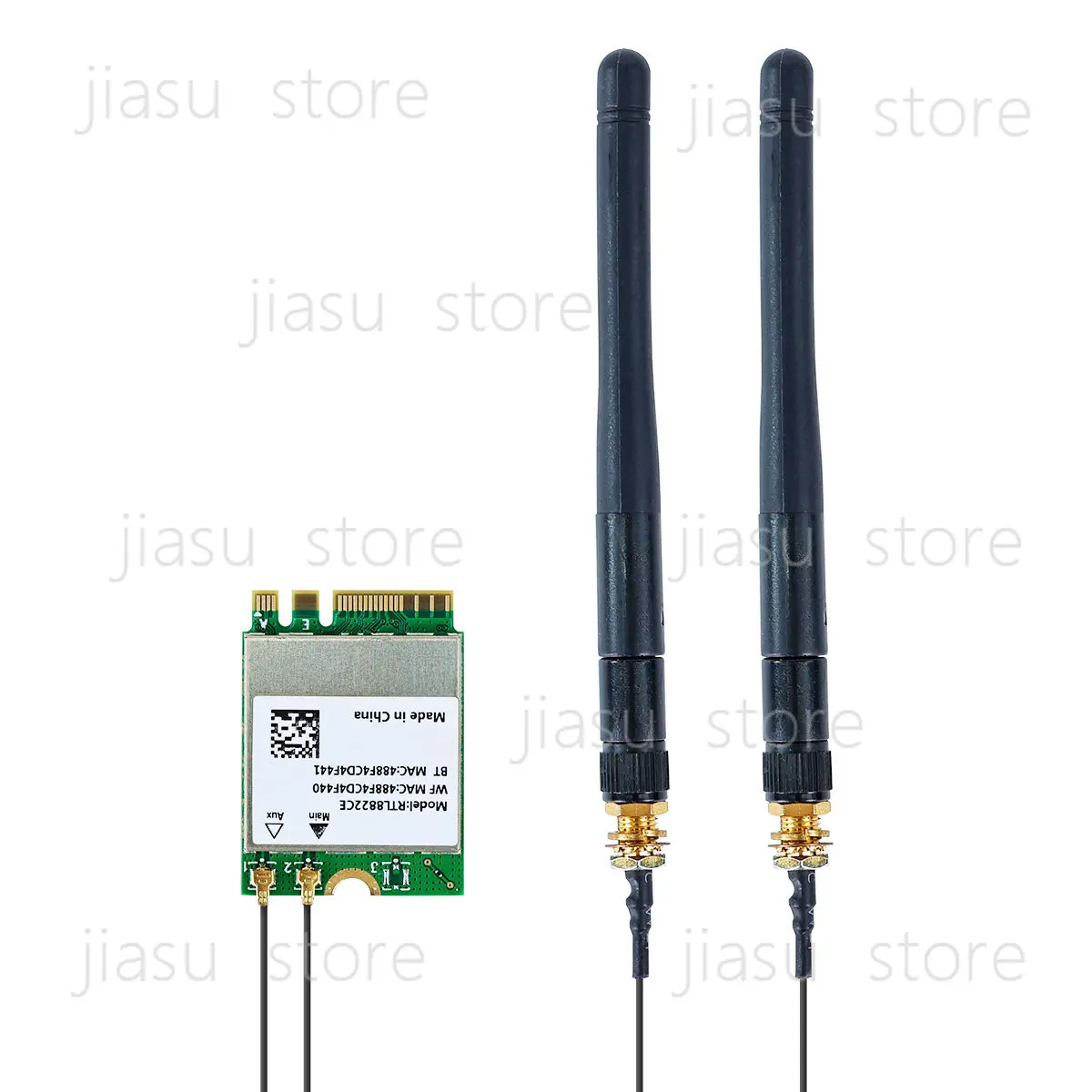 M.2 RTL8822CE Dual‑Band WiFi Bluetooth Module, Wireless Network Card Compatible with Jetson Nano NX Orin Developer Board