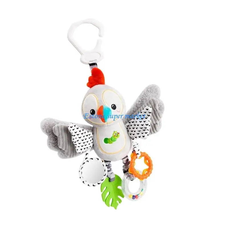 090B Mooie Kinderkamer Rammelaar Pluche Mobiele Wieg Hanger Rustgevende Rammelaar Speelgoed Voor Baby's Beddengoed En Autostoel