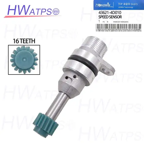43621-4D010 para Hyundai H1 2008-2015 436214D010 pieza de automóvil Sensor de velocidad del vehículo de transmisión de 16 dientes