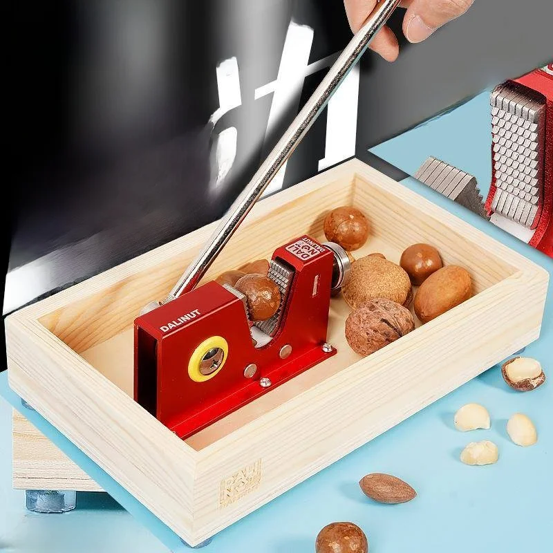 High-End Nutcracker Tool for Opening Hazelnuts Walnuts Apricot Kernels Hawaiian Pecans Kitchen Cooking Utensils Nut Cracking