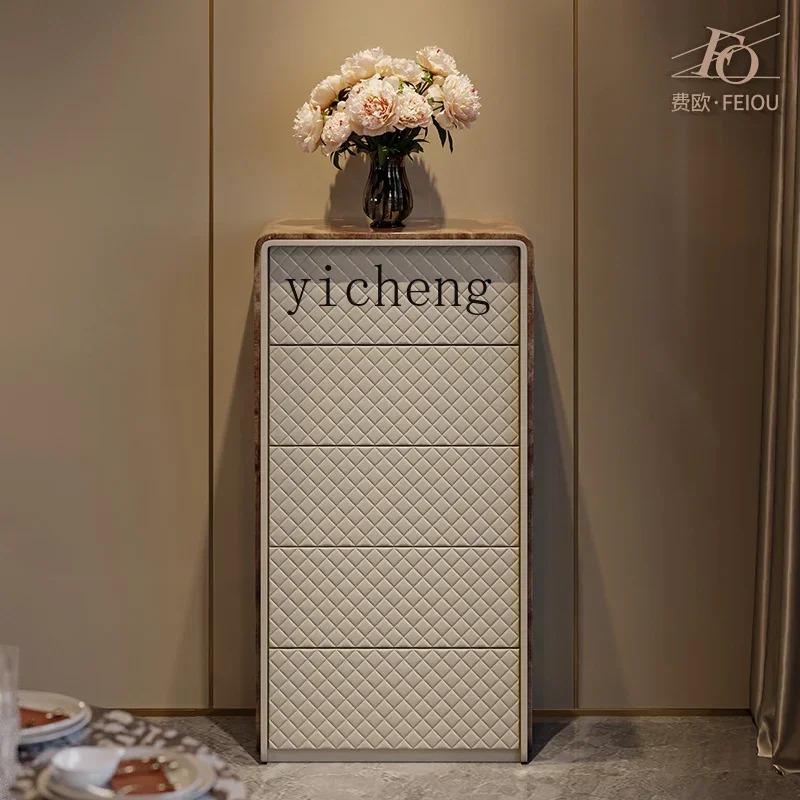 

X5-14 light luxury chest of drawers villa large flat layer custom drawer 46 paint storage cabinet