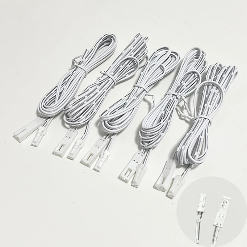 Cabo de extensão dupont de 5ps com cabo de conexão snap jst 2m/78.7in fio de extensão de luz 2 pinos macho para fêmea plug armário de cozinha
