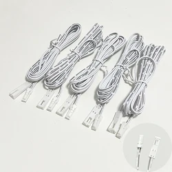 5ps Dupont Extension Cord with Snap JST Connection Cable 2m/78.7in Light Extension Wire 2pin Male to Female Plug Kitchen Cabinet