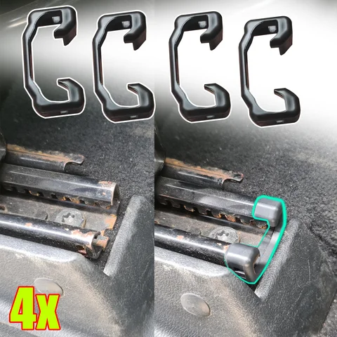 4X раздвижная направляющая для автомобильного сиденья, заглушка для защиты от ржавчины, защитный чехол для Ford Galaxy Mk III 2006-2012 2013 2014 2015, пластик