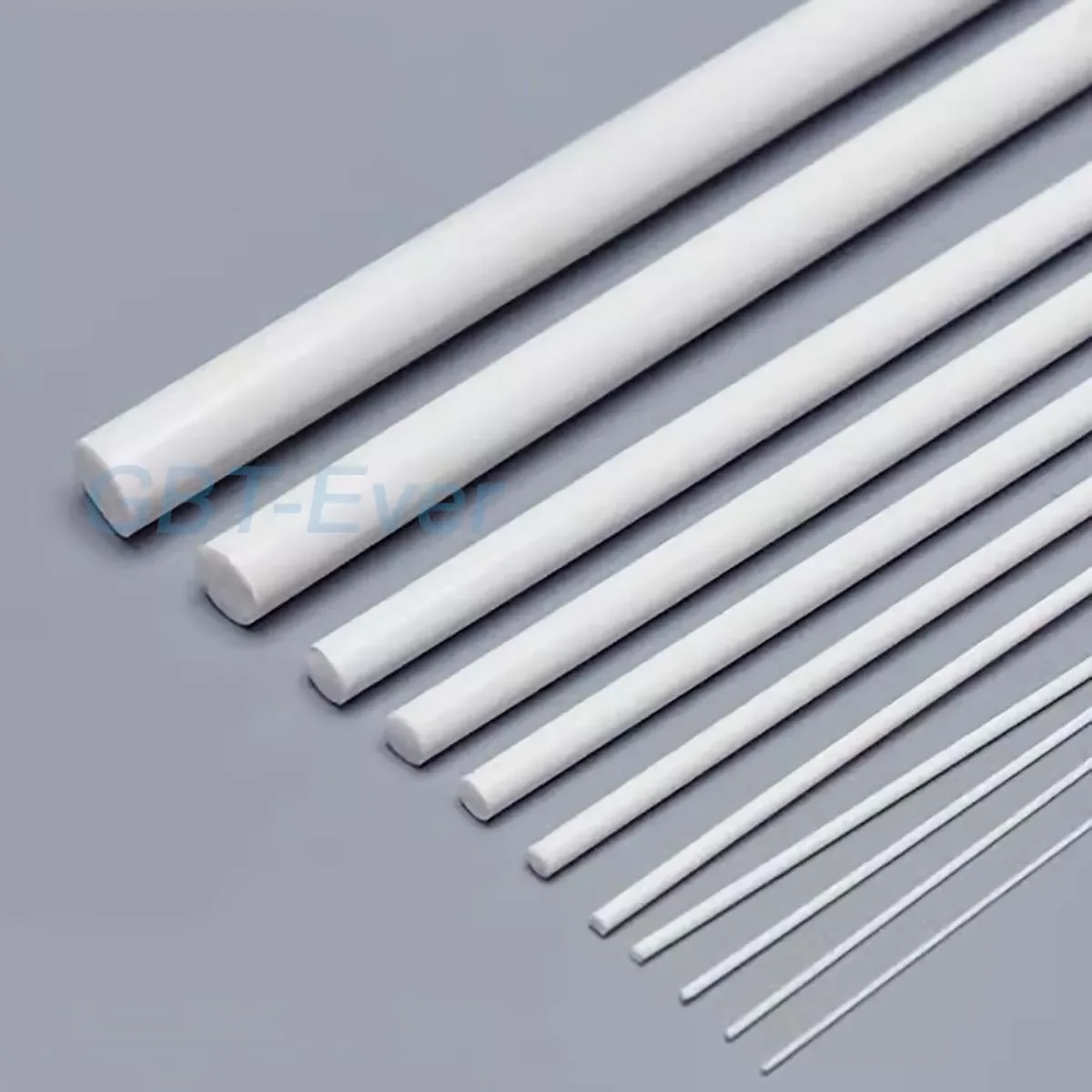 1/5/10/20/50Pcs 3/4/5/6/8/10mm ABS Round Solid Bar Length 250/500mm Plastic White Rod DIY House Sand Table Model Building Making