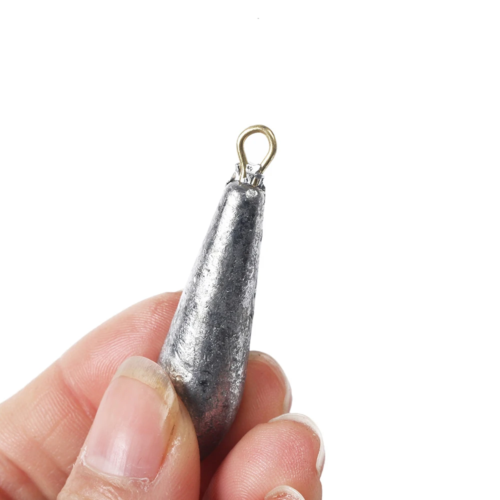 5 قطعة/الوحدة الأوزان حجم 10 جرام-100 جرام قطرات الماء الرصاص الغطاسون الرصاص الأوزان سبليت النار