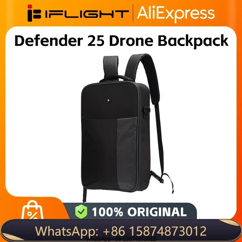 IFli ght Defender 25 Dr one Backpack 460X300X100mm Waterproof Fabric Partition Storage for FPV Radio Goggles