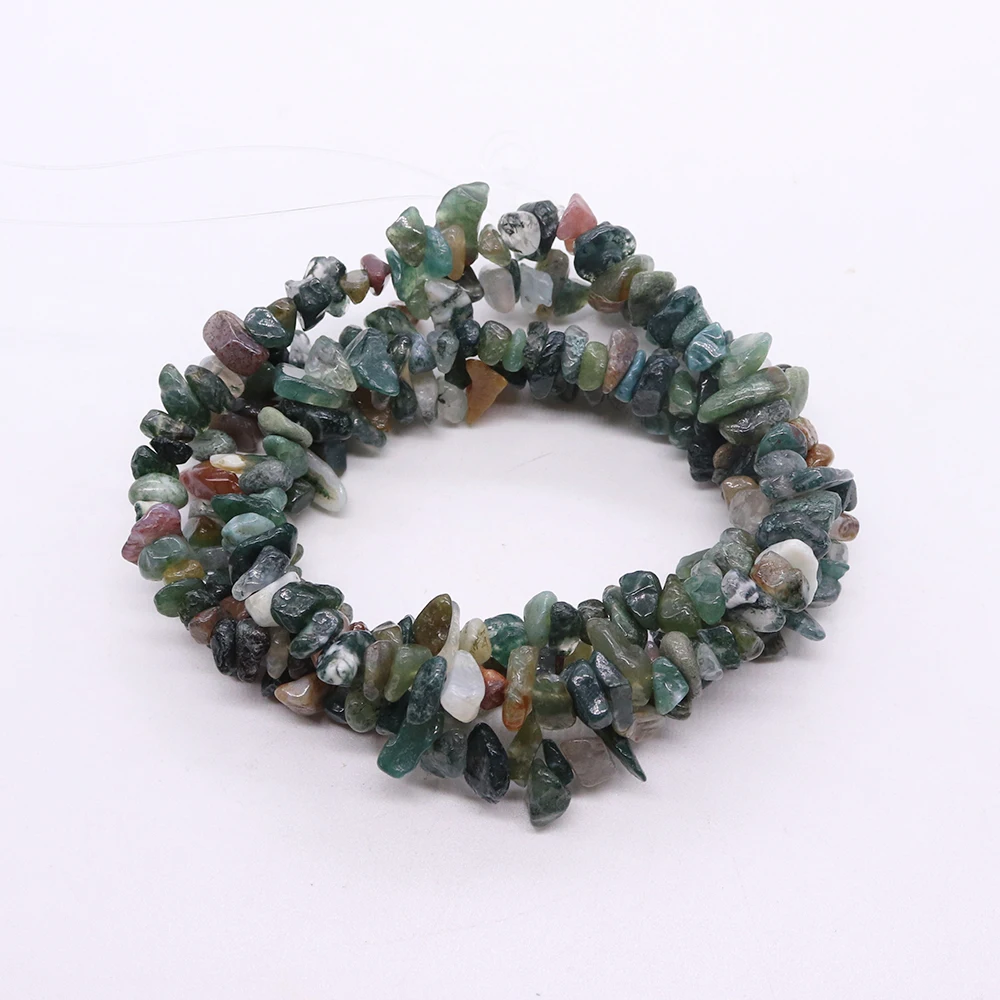 

Креативные классические бусины из натурального полированного индийского агата неправильной формы с прямым отверстием, для рукоделия, украшений и аксессуаров