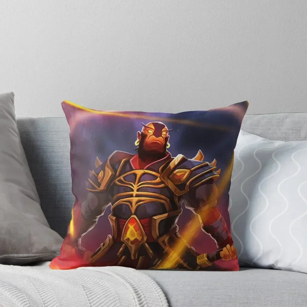 Dota 2 Ember Spirit fanmade artwork Throw Pillow Pillowcase Bed pillowcases bed pillows pillow