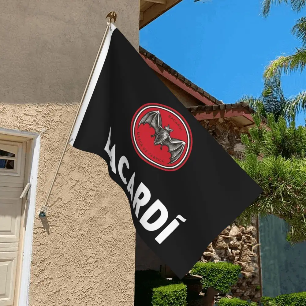 جديد Bacardi جهين راية نسيم العلم حديقة العلم الزخرفية العلم حزب راية 3x5FT (90x150 سنتيمتر) #6